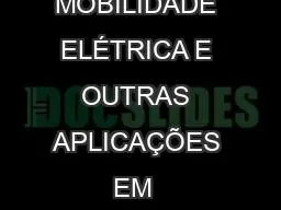 AÇOS PARA MOTORES DA MOBILIDADE ELÉTRICA E OUTRAS APLICAÇÕES EM  FREQUÊNCIAS ATÉ 1,5kHz