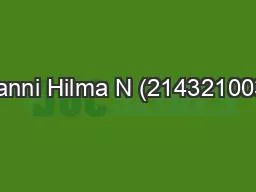 Fanni Hilma N (214321003)