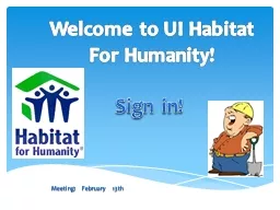 Welcome to  UI Habitat For Humanity!