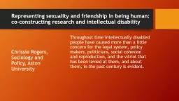 Representing sexuality and friendship in being human: co-constructing research and intellectual