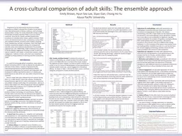 Programme   for the International Assessment of Adult Competencies (PIAAC) indicated that