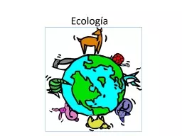 Ecología Ecología Ecología