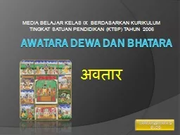 AWATARA DEWA DAN BHATARA