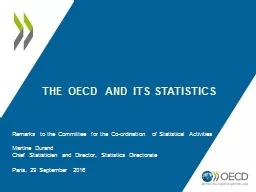 The OECD and its Statistics