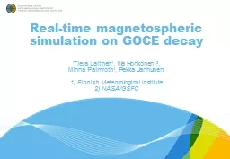 Real-time  magnetospheric