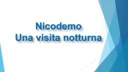 Nicodemo Una visita notturna