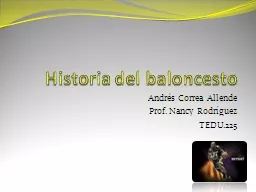 Historia  del  baloncesto