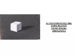 CUBO BLANCO:  COMISARIANDO