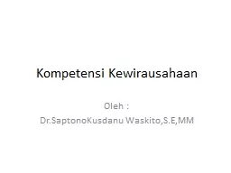 Kompetensi Kewirausahaan