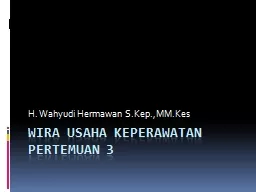 WIRA USAHA KEPERAWATAN  Pertemuan