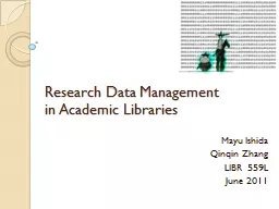 Research Data Management