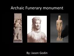 Archaic Funerary monument