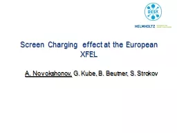 Screen Charging effect at