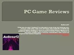 PC Game Reviews Audiosurf 2