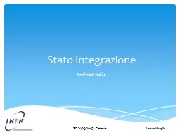 Stato Integrazione Km 3 Net-Italia