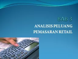 BAB 3 ANALISIS PELUANG  PEMASARAN