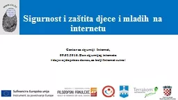 PPT-Sigurnost i zaštita djece i mladih na internetu