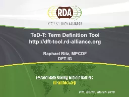 TeD -T: Term Definition Tool