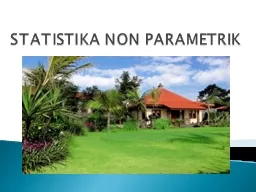 PPT-STATISTIKA NON PARAMETRIK