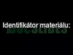 PPT-Identifikátor materiálu: