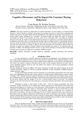 IOSR Journal of Business and Management IOSRJBM ISSN