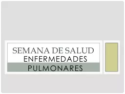 PPT-ENFERMEDADES PULMONARES