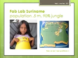 PPT-Fab Lab Suriname population .5 m, 90% jungle