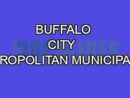 BUFFALO CITY  METROPOLITAN MUNICIPALITY