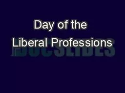 Day of the Liberal Professions