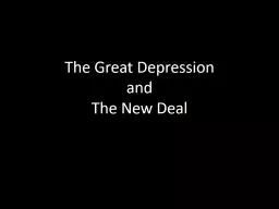 The Great Depression  and