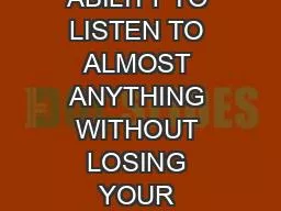 PPT-“ EDUCATION IS THE ABILITY TO LISTEN TO ALMOST ANYTHING WITHOUT LOSING YOUR TEMPER OR