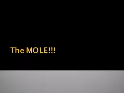 The MOLE!!! The  mole  is one of the