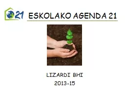 ESKOLAKO AGENDA 21 LIZARDI