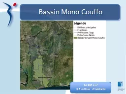 Bassin Mono Couffo 24 300 km²
