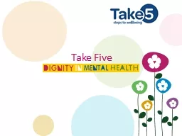 Take Five Taking steps towards living well