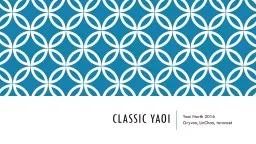 PPT-Classic yaoi Yaoi North 2016