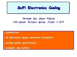 SciFi  Electronics Cooling