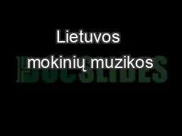 Lietuvos mokinių muzikos