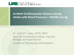 Incident Cardiovascular Disease among Adults with Blood Pressure < 140/90 mm Hg