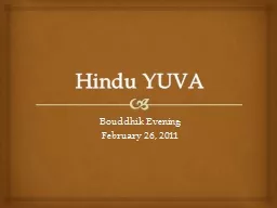 Hindu YUVA Bouddhik  Evening