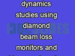 UFO type 1 dynamics studies using diamond beam loss monitors and blown-up bunches