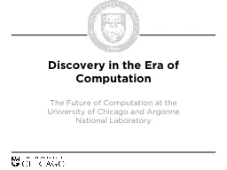 PPT-Discovery in the Era of Computation