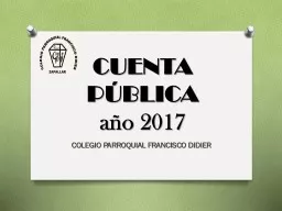 CUENTA PÚBLICA año 2018 -2019