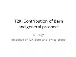 T2K: Contribution of Bern