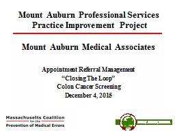 Mount  Auburn Professional Services