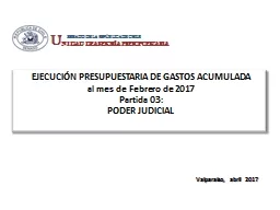 EJECUCIÓN PRESUPUESTARIA DE GASTOS ACUMULADA