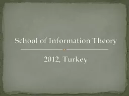 PPT-School of Information Theory