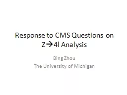 Response to CMS Questions on Z