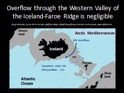 Overflow through the Western Valley of the Iceland-Faroe Ridge is negligible