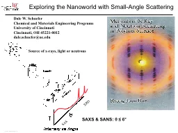 Exploring the  Nanoworld